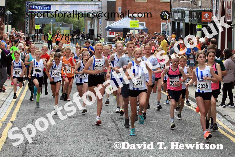 Junior 3k Road Race, 2022 Darlington 10k Road Race, Sunday, Aug. 7th. Photo: David T. Hewitson/Sports for All Pics